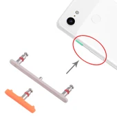 Google Pixel 3 Orijinal Güç ve Ses Kontrol Butonu Altın - 4