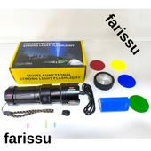 Şarjlı LED El Feneri | 100W | 12000 Lümen | 4500 mAh | Zoomlu – Type-C - 2