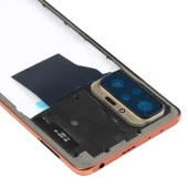 Xiaomi Redmi Note 10 Pro Max Orijinal Orta Çerçeve Çerçeve Plakası Altın - 5