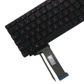 Asus GL552 Serisi Siyah Klavye US Versiyon Arkadan Aydınlatmalı - 4