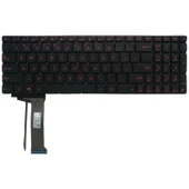 Asus GL552 Serisi Siyah Klavye US Versiyon Arkadan Aydınlatmalı - 2