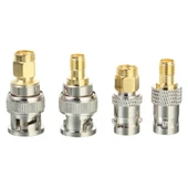4 Parça SMA Erkek Kadın BNC Erkek Kadın RF Adaptör Test Dönüştürücü Seti - 2
