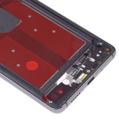 Huawei Mate 20 Ön Gövde LCD Çerçeve Plakası Yan Tuşlu Siyah - 4