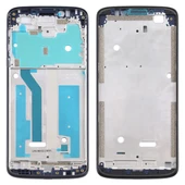 Motorola Moto G6 Play Ön Kasa LCD Çerçeve Siyah - 1