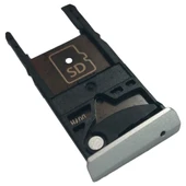 Motorola Moto X Style Uyumlu Gümüş SIM Kart ve Micro SD Kart Tepsisi - 5