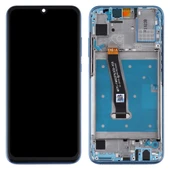 Huawei Honor 10 Lite Mavi Çerçeveli LCD Ekran ve Dokunmatik Panel Komple Set - 3