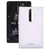 Nokia Asha 502 Çift SIM Beyaz Batarya Arka Kapak - 1