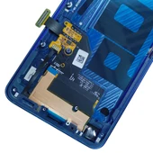 LG G7 ThinQ G710 Orijinal Mavi LCD Ekran ve Çerçeve Komple Set - 4