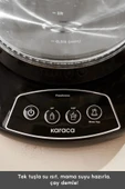 Çaysever 3 in 1 Konuşan Cam Çay Makinesi Su Isıtıcı ve Mama Suyu Hazırlama 1700W Starlight - 6
