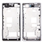 Sony Xperia Z1 Compact D5503 Ön Gövde LCD Çerçeve Beyaz - 1