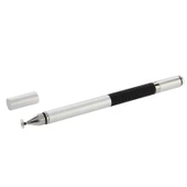 2'si 1 Arada Stylus Dokunmatik Kalem ve Tükenmez Kalem Apple iPhone ve iPad Uyumlu Gri - 4