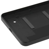 Microsoft Lumia 640 Mat Yüzey Plastik Arka Kapak Siyah - 5