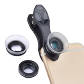 APEXEL APL-24X-H 2'si 1 Arada Evrensel Dış 12X ve 24X Makro Telefon Lensi ve Lens Kapağı - 1