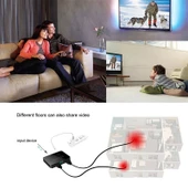 Mini Full HD 4K 1x2 HDMI 3D V1.4b Splitter HDTV STB DVD Projektör DVR Uyumlu - 7