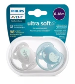 Nessiworld  Philips Avent Ultra Yumuşak Emzik 6-18 Ay Erkek thumbnail 3