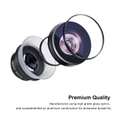 APEXEL APL-24X-H 2'si 1 Arada Evrensel Dış 12X ve 24X Makro Telefon Lensi ve Lens Kapağı - 4