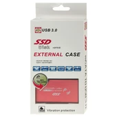 6gb saniye mSATA SSD USB 30 Kırmızı Harici Disk Kutusu - 9