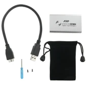 6gb saniye mSATA SSD USB 3.0 Harici Disk Kutusu Gri - 8