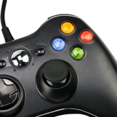 Xbox 360 USB 2.0 Kablolu Oyun Kumandası Beyaz 2.5 Metre Kablo - 6