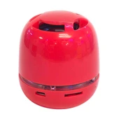 T6 Mini Taşınabilir LED Işıklı Bluetooth Stereo Hoparlör Kırmızı TF Kart Destekli Eller Serbest - 3