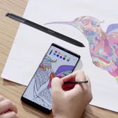 Galaxy Note9 Uyumlu Siyah Taşınabilir Yüksek Hassasiyetli Stylus Kalem Bluetoothsuz - 6