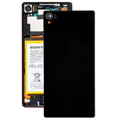 Sony Xperia Z3 D6653 Siyah Orijinal Cam Arka Kapak - 2