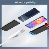 85W MagSafe 2 T Şeklinde 5 Pin USB C PD Şarj Kablosu Beyaz 1.7 Metre - 5