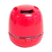 T6 Mini Taşınabilir LED Işıklı Bluetooth Stereo Hoparlör Kırmızı TF Kart Destekli Eller Serbest - 2