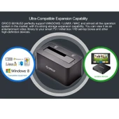 ORICO 6619US3 USB 3.0 5Gbps SATA Sabit Disk Dock İstasyonu 2.5 ve 3.5 İnç Siyah - 12