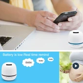 T6 Mini Taşınabilir LED Işıklı Bluetooth Stereo Hoparlör Kırmızı TF Kart Destekli Eller Serbest - 11