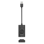 ORICO SC2 Çok Fonksiyonlu USB Harici Sürücüsüz Ses Kartı 2 Kulaklık Girişi 1 Mikrofon Girişi ve Ses Ayarı Siyah - 4