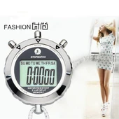 PS528 Metal Dijital Kronometre LCD Ekranlı Spor Sayaç Zamanlayıcı Kayışlı thumbnail 8