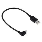 Sol Açılı Mini USB - USB Veri ve Şarj Kablosu 28cm - 2