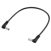 30cm 5A 5.5x2.1mm Erkekten Erkeğe Dirsekli DC Güç Kablosu 12-24V - 2