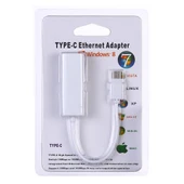 USB Type-C 100Mbps Ethernet Adaptörü - 6