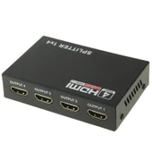 Mini HD 1080P 1x4 HDMI V1.4 Splitter HDTV STB DVD Projektör DVR Uyumlu - 2