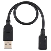 USB Erkekten Mikro USB Dişiye Dönüştürücü Kablo 22cm - 3