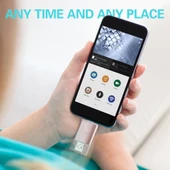 Richwell 3 in 1 32GB Metal Çift Kapaklı USB Flash Bellek Type-C 8 Pin USB 3.0 Kırmızı OTG Özellikli - 12