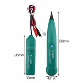 BSIDE MS6812 RJ11 ve RJ45 Telefon Hattı Kablo Takip Cihazı Gönderici ve Alıcı Dahil - 5