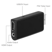 Mini PS2 HDMI Ses Video Dijital Dönüştürücü Adaptör - 3