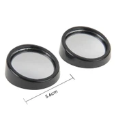 2 Adet SY-022 Araç Kör Nokta Yuvarlak Arka Görüş Aynası Siyah 5.6 cm Çapında - 2