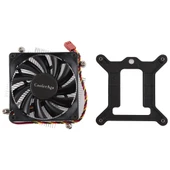 CoolAge 1155-1U Alüminyum Soğutucu Fan DC 12V 2000RPM 30.5cfm Hidrolik Rulman Intel 1150 1156 1151 Uyumlu - 5