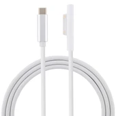 Microsoft Surface Pro 7 6 5 4 3 ve Surface Go Uyumlu USB-C Tip C Erkek Güç Adaptörü Şarj Kablosu Beyaz 1.5m - 2