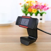 A870C3 Turuncu 480P USB Web Kamerası Mikrofonlu 3 LED Işıklı 1.4 Metre Kablo - 4