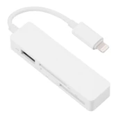 8 Pin Cihazlar için 4 in 1 MS SD TF USB 2.0 Çok Fonksiyonlu Kart Okuyucu - 2