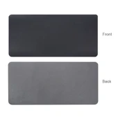 BUBM Çok Fonksiyonlu Süper Büyük Kaymaz PU Deri Tek Taraflı Mouse Pad Ofis Masa Matı Siyah 60x30cm - 2