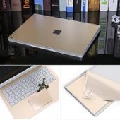 Microsoft Surface Book 2 15 inç Altın Renk 4'ü 1 Arada Dizüstü Koruyucu Film Sticker Seti - 7
