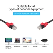 REXLIS CAT6 Düz Ethernet Gigabit RJ45 Ağ Kablosu 0.5 Metre - 7