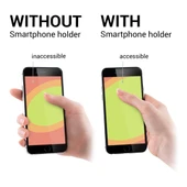 Gümüş Renkli Parmak Tutucu Telefon Aparatı - 8