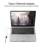 USB Type-C 100Mbps Ethernet Adaptörü - 5